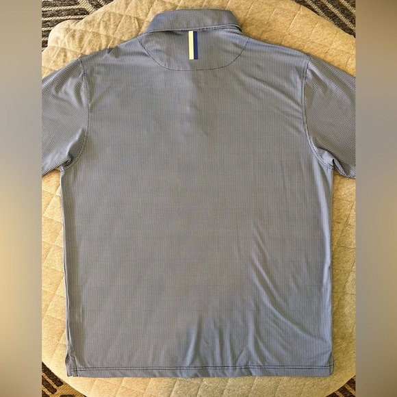 RHOBACK XL Men’s Blue Gingham Golf Polo Orig $98 Excellent Condition Worn 1x - Picture 7 of 9